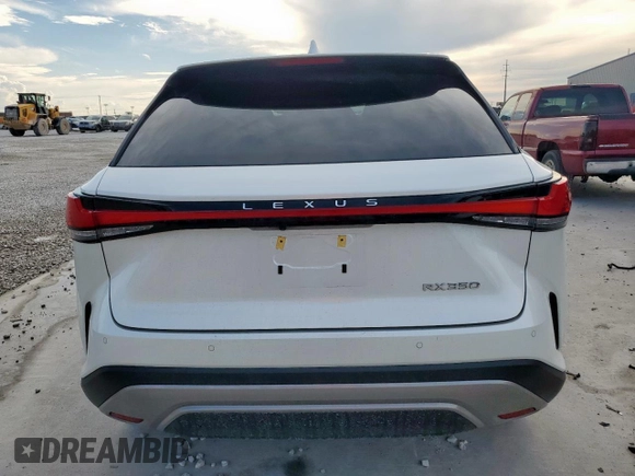 2024 Lexus RX 350 с VIN 2T2BAMBA8RC031319, выставлен на аукционе Copart как лот 64581845 с пробегом Не указан миль и Списание • Salvage title. История ставок и продаж доступна на DreamBid. Изображение 6.