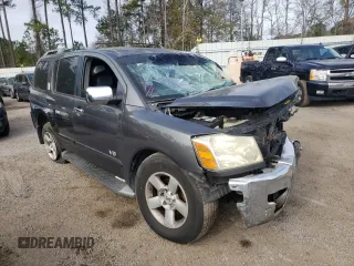 2004 Nissan Armada SE z VIN 5N1AA08A14N725173, wystawiony jako Copart lot #68176141 z przebiegiem Nie podano mil oraz Czysty tytuł • Clean title. Historia ofert i sprzedaży dostępna na DreamBid. Obrazek 1.