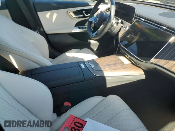2025 Mercedes-Benz E 350 with VIN W1KLF4HB2SA108180, listed as a Copart auction lot 45541445 with Not Provided miles and Salvage Title. Bid and sale history available at DreamBid. Image 8.
