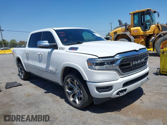 2020 Ram 1500 Limited with VIN 1C6SRFHM9LN225475, listed as a IAAI auction lot 42353156 with 195,185 mi miles and . Bid and sale history available at DreamBid. Image 1.