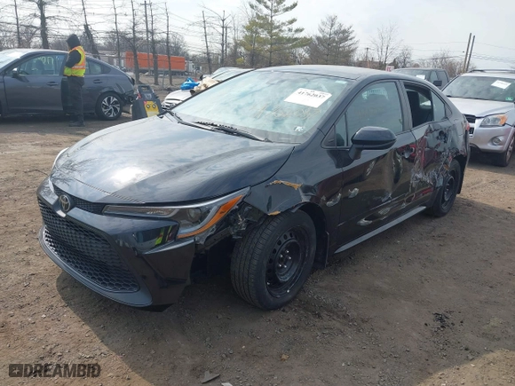 2020 Toyota Corolla LE with VIN 5YFEPRAE2LP134700, listed as a IAAI auction lot 41762037 with 46,698 mi miles. Bid and sale history available at carsss.com. Image 17.