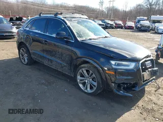 2015 Audi Q3 Prestige with VIN WA1GFCFS4FR004025, listed as a IAAI auction lot 41286031 with 103,132 mi miles and . Bid and sale history available at DreamBid. Image 1.