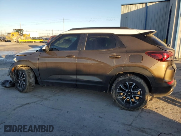 2022 Chevrolet TrailBlazer ACTIV with VIN KL79MVSL7NB068529, listed as a Copart auction lot 88884325 with 82,427 mi miles and Salvage Title. Bid and sale history available at carsss.com. Image 2.