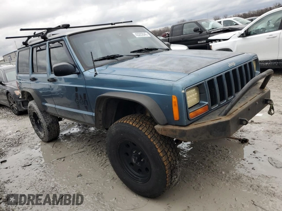 1999 Jeep Cherokee Sport with VIN 1J4FF68S4XL567848, listed as a Copart auction lot 43222045 with 280,178 mi miles and Salvage title. Bid and sale history available at DreamBid. Image 4.