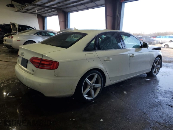 2009 Audi A4 3.2L Prestige with VIN WAUMK78K19A123336, listed as a Copart auction lot 41842785 with 0 mi miles and Salvage Title. Bid and sale history available at carsss.com. Image 3.