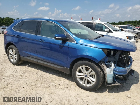 2020 Ford Edge SEL with VIN 2FMPK4J9XLBA11714, listed as a Copart auction lot 60585555 with 101,593 mi miles and Salvage title. Bid and sale history available at DreamBid. Image 4.