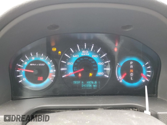 2010 Ford Fusion SE with VIN 3FAHP0HA0AR332975, listed as a Copart auction lot 49963735 with 243,356 mi miles and Salvage Title. Bid and sale history available at carsss.com. Image 9.