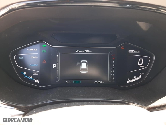 2022 Kia Niro Plug-In Hybrid EX with VIN KNDCD3LD0N5527936, listed as a Copart auction lot 53209724 with NaN miles and Salvage Title. Bid and sale history available at carsss.com. Image 9.