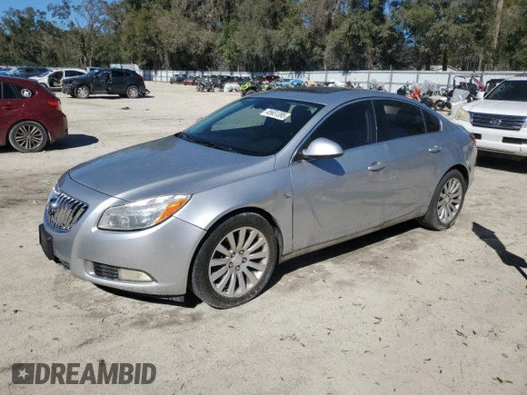 2011 Buick Regal with VIN 2G4GW5EV8B9190715, listed as a Copart auction lot 45651395 with 157,996 mi miles and Clean Title. Bid and sale history available at DreamBid. Image 1.