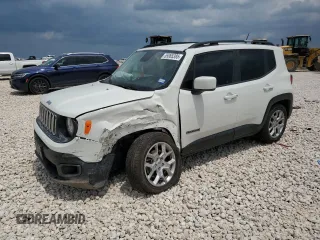 2017 Jeep Renegade Latitude z VIN ZACCJABB9HPG52068, wystawiony jako Copart lot #55065385 z przebiegiem 57 773 mil mil oraz Szkoda całkowita • Salvage title. Historia ofert i sprzedaży dostępna na DreamBid. Obrazek 1.