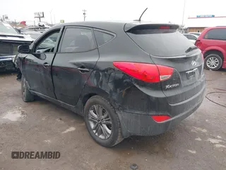 2015 Hyundai Tucson GLS with VIN KM8JT3AF6FU025479, listed as a IAAI auction lot 41498861 with 110,609 mi miles and . Bid and sale history available at DreamBid. Image 3.