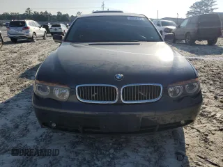 2002 BMW 7 Series 745i with VIN WBAGL63472DP60376, listed as a Copart auction lot 65286175 with 174,628 mi miles and Clean title. Bid and sale history available at DreamBid. Image 5.