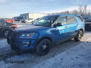 2017 Ford Police Interceptor Utility z VIN 1FM5K8AR5HGA48667, wystawiony jako Copart lot #43785555 z przebiegiem 115 923 mil mil oraz Czysty tytuł • Clean title. Historia ofert i sprzedaży dostępna na DreamBid. Obrazek 1.