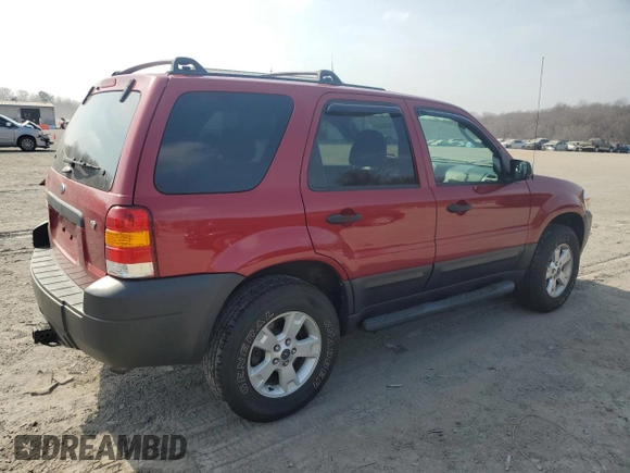 2006 Ford Escape XLT with VIN 1FMYU93136KA37150, listed as a Copart auction lot 49206455 with 48,387 mi miles and Salvage Title. Bid and sale history available at carsss.com. Image 3.