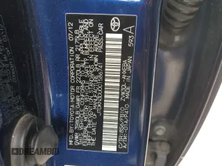 2012 Toyota Prius One with VIN JTDKN3DU0C1586741, listed as a Copart auction lot 54766485 with 222,126 mi miles and Clean Title. Bid and sale history available at DreamBid. Image 12.
