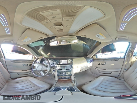 2010 Mercedes-Benz E 550 Luxury with VIN WDDHF7CB7AA162572, listed as a Copart auction lot 43745305 with 146,672 mi miles and Salvage Title. Bid and sale history available at DreamBid. Image 12.