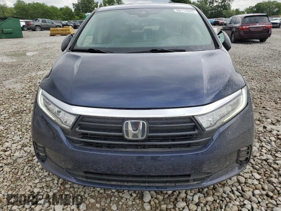 2022 Honda Odyssey EX-L z VIN 5FNRL6H75NB034219, wystawiony jako Copart lot #58112845 z przebiegiem 48 530 mil mil oraz Szkoda całkowita • Salvage title. Historia ofert i sprzedaży dostępna na DreamBid. Obrazek 5.