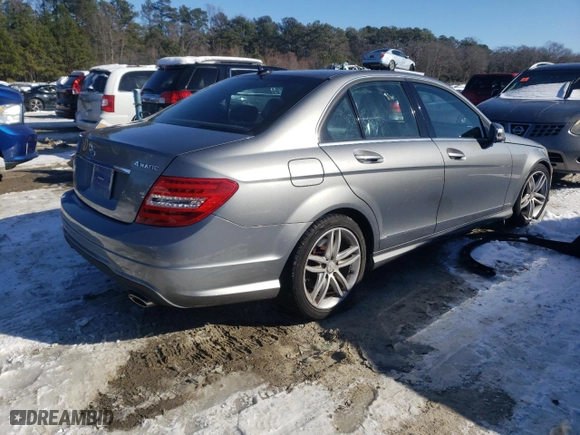 2012 Mercedes-Benz C-Class C 300 Sport with VIN WDDGF8BBXCR193533, listed as a Copart auction lot 87864035 with 125,809 mi miles and Salvage Title. Bid and sale history available at carsss.com. Image 3.