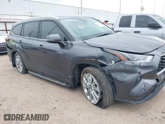 2021 Toyota Highlander Hybrid Limited with VIN 5TDYARAH0MS505144, listed as a IAAI auction lot 41804501 with 40,907 mi miles and . Bid and sale history available at DreamBid. Image 6.
