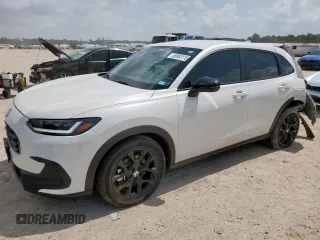 2024 Honda HR-V Sport with VIN 3CZRZ2H59RM771456, listed as a Copart auction lot 58983115 with 27,561 mi miles and Salvage title. Bid and sale history available at DreamBid. Image 1.
