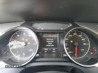 2011 Audi A5 Premium Plus with VIN WAULFAFR6BA034722, listed as a Copart auction lot 58052455 with 119,615 mi miles and Salvage title. Bid and sale history available at DreamBid. Image 9.