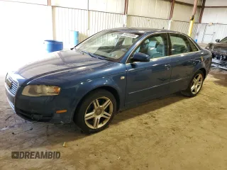 2007 Audi A4 2.0T with VIN WAUDF78E47A234300, listed as a Copart auction lot 46425585 with 148,297 mi miles and Salvage Title. Bid and sale history available at carsss.com. Image 1.