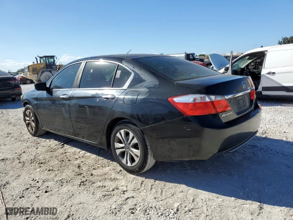 2013 Honda Accord Sdn LX with VIN 1HGCR2F37DA169028, listed as a Copart auction lot 49291215 with 128,208 mi miles and Salvage Title. Bid and sale history available at carsss.com. Image 2.