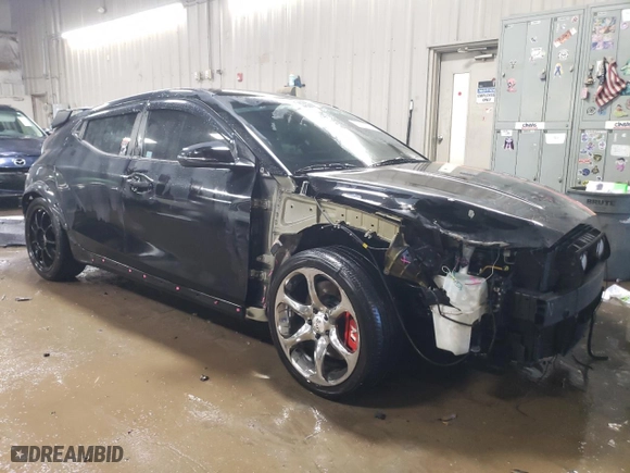 2019 Hyundai Veloster N with VIN KMHT36AHXKU001840, listed as a Copart auction lot 45695305 with 65,104 mi miles and Salvage Title. Bid and sale history available at carsss.com. Image 4.