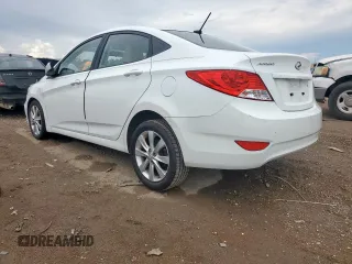 2012 Hyundai Accent GLS with VIN KMHCU4AEXCU069242, listed as a Copart auction lot 61475315 with 136,591 mi miles and Salvage title. Bid and sale history available at DreamBid. Image 2.
