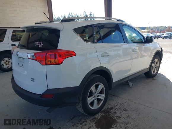 2014 Toyota RAV4 XLE with VIN JTMRFREV6EJ002755, listed as a IAAI auction lot 42021556 with 133,570 mi miles. Bid and sale history available at carsss.com. Image 4.