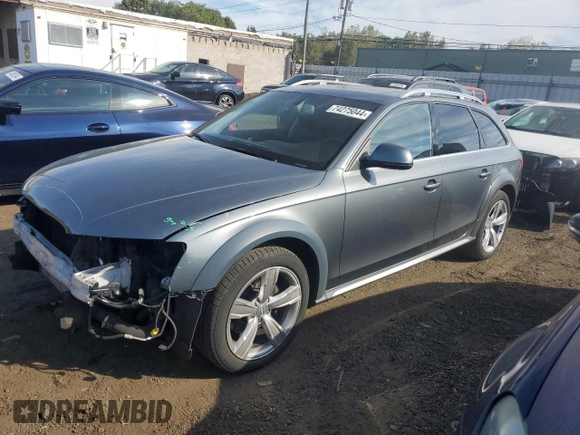 2015 Audi allroad Premium Plus with VIN WA1UFAFL9FA057544, listed as a Copart auction lot 74275044 with 86,887 mi miles and Salvage Title. Bid and sale history available at carsss.com. Image 1.