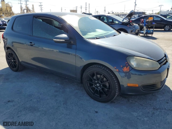 2012 Volkswagen Golf w/Conv & Sunroof with VIN WVWAB7AJ7CW182229, listed as a Copart auction lot 46357565 with 117,399 mi miles and Salvage Title. Bid and sale history available at carsss.com. Image 4.