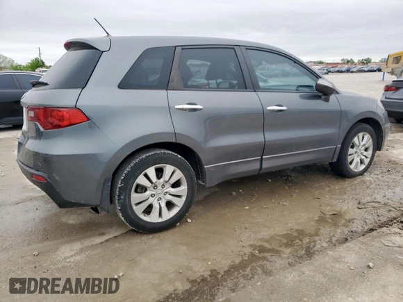 2012 Acura RDX with VIN 5J8TB2H26CA002098, listed as a Copart auction lot 51833525 with 220,498 mi miles and Salvage title. Bid and sale history available at DreamBid. Image 3.
