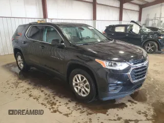 2019 Chevrolet Traverse LS with VIN 1GNEVFKW6KJ244977, listed as a Copart auction lot 52120255 with 65,359 mi miles and Salvage Title. Bid and sale history available at carsss.com. Image 4.