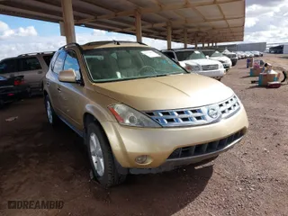 2004 Nissan Murano SL with VIN JN8AZ08T34W212858, listed as a IAAI auction lot 41779057 with 152,506 mi miles. Bid and sale history available at carsss.com. Image 1.