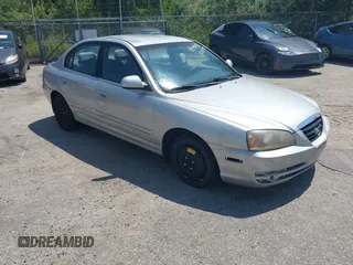 2004 Hyundai Elantra GLS with VIN KMHDN46D24U823897, listed as a IAAI auction lot 42870439 with 83,839 mi miles and . Bid and sale history available at DreamBid. Image 1.