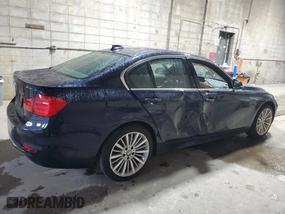 2013 BMW 3 Series 328i xDrive with VIN WBA3B3C57DF537268, listed as a Copart auction lot 57885985 with 122,050 mi miles and Salvage title. Bid and sale history available at DreamBid. Image 3.