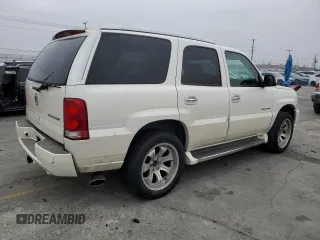 2002 Cadillac Escalade with VIN 1GYEK63N22R155121, listed as a Copart auction lot 59901375 with 159,412 mi miles and Salvage title. Bid and sale history available at DreamBid. Image 3.