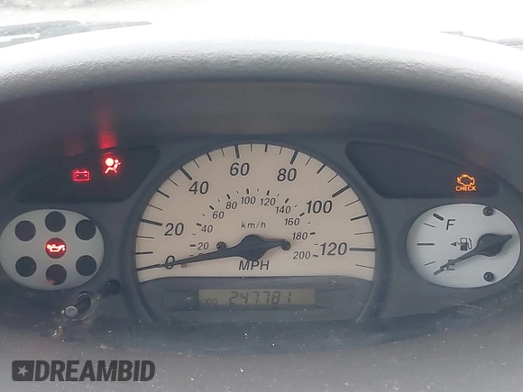 2000 Toyota ECHO z VIN JTDBT1235Y0082364, wystawiony jako IAAI lot #41894846 z przebiegiem 247 781 mil mil oraz . Historia ofert i sprzedaży dostępna na DreamBid. Obrazek 7.