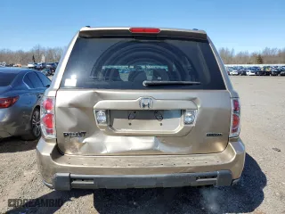 2006 Honda Pilot EX-L with VIN 5FNYF185X6B016255, listed as a Copart auction lot 50231695 with 150,916 mi miles and Salvage Title. Bid and sale history available at carsss.com. Image 6.