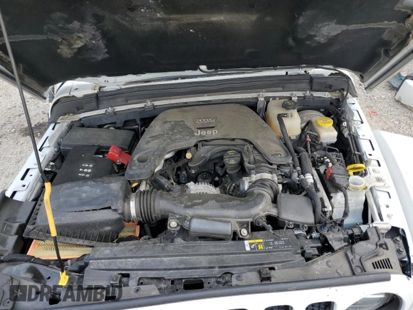 2018 Jeep Wrangler Unlimited Rubicon with VIN 1C4HJXFG2JW244664, listed as a Copart auction lot 52987455 with 40,463 mi miles and Salvage title. Bid and sale history available at DreamBid. Image 12.