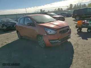 2017 Mitsubishi Mirage GT with VIN ML32A5HJ2HH017530, listed as a Copart auction lot 75625134 with 84,333 mi miles and Salvage Title. Bid and sale history available at carsss.com. Image 10.