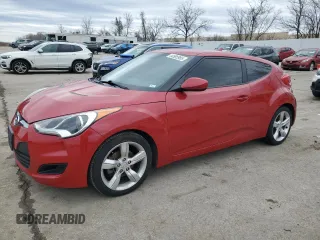 2015 Hyundai Veloster with VIN KMHTC6AD4FU229741, listed as a Copart auction lot 44585985 with 124,790 mi miles and Clean Title. Bid and sale history available at carsss.com. Image 1.