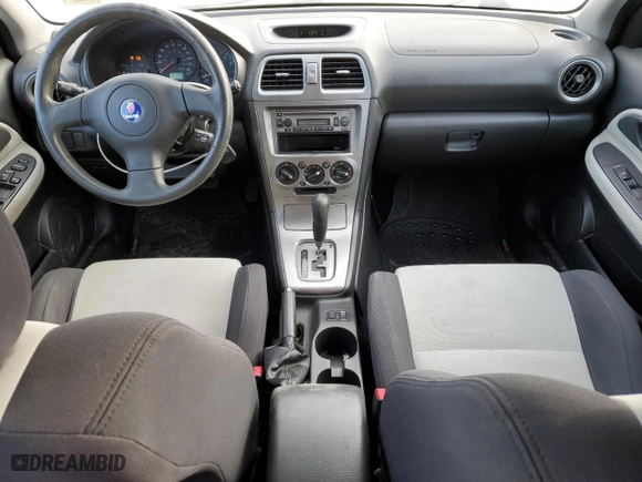 2005 Saab 9-2X Linear with VIN JF4GG61675H055918, listed as a Copart auction lot 43573955 with NaN miles and Non Repairable. Bid and sale history available at carsss.com. Image 8.