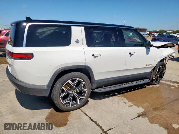 2023 Rivian R1S Launch Edition z VIN 7PDSGABL9PN010792, wystawiony jako Copart lot #56359465 z przebiegiem 24 319 mil mil oraz Szkoda całkowita • Salvage title. Historia ofert i sprzedaży dostępna na DreamBid. Obrazek 3.