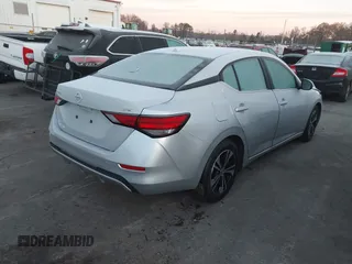 2021 Nissan Sentra SV with VIN 3N1AB8CV0MY293384, listed as a IAAI auction lot 41096159 with 53,916 mi miles and . Bid and sale history available at DreamBid. Image 4.