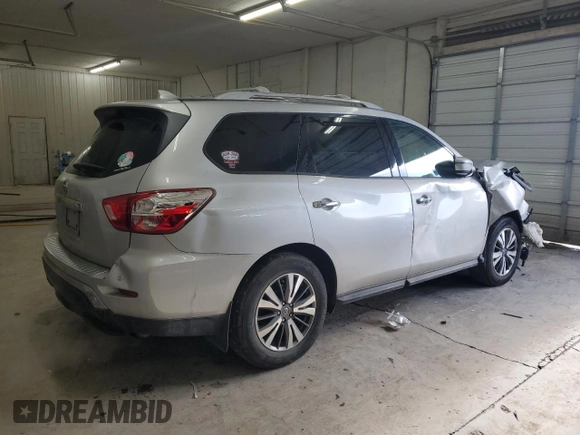 2020 Nissan Pathfinder S z VIN 5N1DR2AN0LC629690, wystawiony jako Copart lot #89143465 z przebiegiem 49 442 mil mil oraz Szkoda całkowita • Salvage title. Historia ofert i sprzedaży dostępna na DreamBid. Obrazek 3.