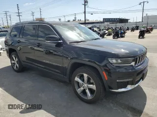 2021 Jeep Grand Cherokee Limited with VIN 1C4RJJBG5M8175694, listed as a Copart auction lot 51839205 with 52,362 mi miles and Salvage title. Bid and sale history available at DreamBid. Image 4.