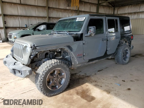 2020 Jeep Wrangler Unlimited Sport S с VIN 1C4HJXDN8LW268911, выставлен на аукционе Copart как лот 55853835 с пробегом 68 734 миль миль и На запчасти • Non repairable. История ставок и продаж доступна на DreamBid. Изображение 1.