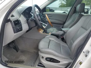 2006 BMW X3 3.0i with VIN WBXPA93486WG81891, listed as a Copart auction lot 52623155 with 217,793 mi miles and Salvage Title. Bid and sale history available at carsss.com. Image 7.